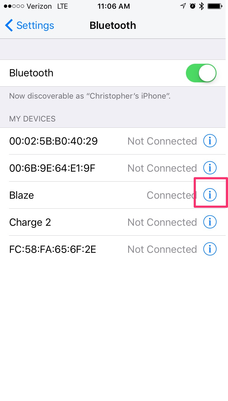 Solved: Blaze sync issue with iOS version 10.2 - Fitbit Community
