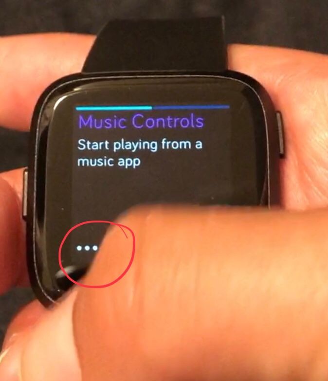 how to play music on versa 2