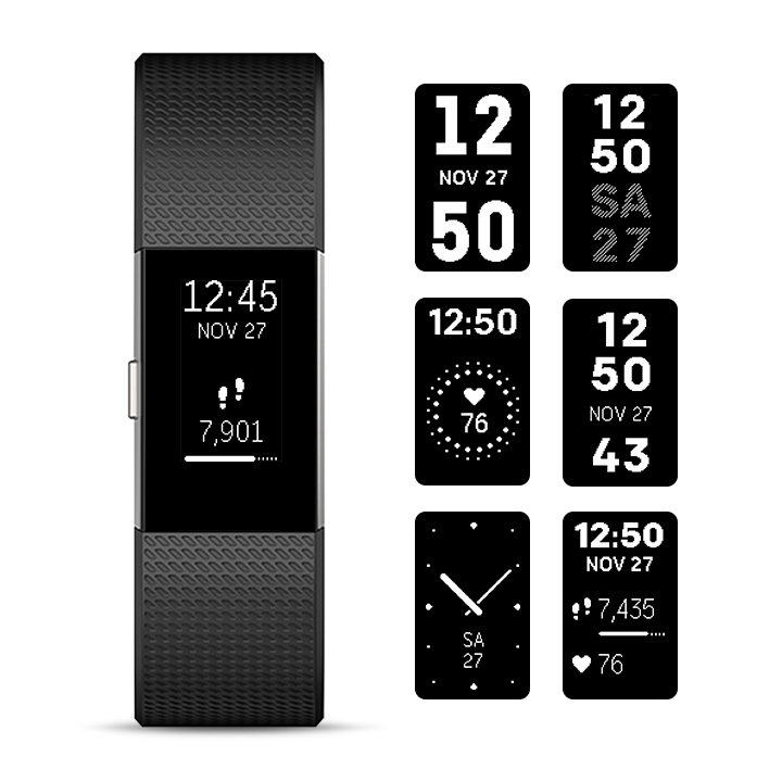 change clock face fitbit charge 3